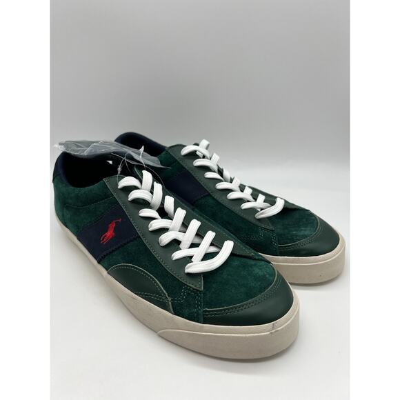 Polo Ralph Lauren Sayer Sport Men\'s Size 13 Leather Sneakers Green main image 12